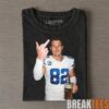 Dallas Cowboys Dak Prescott, Tony Romo & Troy Aikman Smoking on the Bench Tee