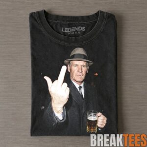 Dallas Cowboys Tom Landry Drinking & Middle Finger Tee
