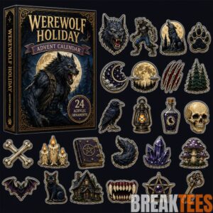 Dark Werewolf Halloween Advent Calendar 2026 for Werewolf Fans