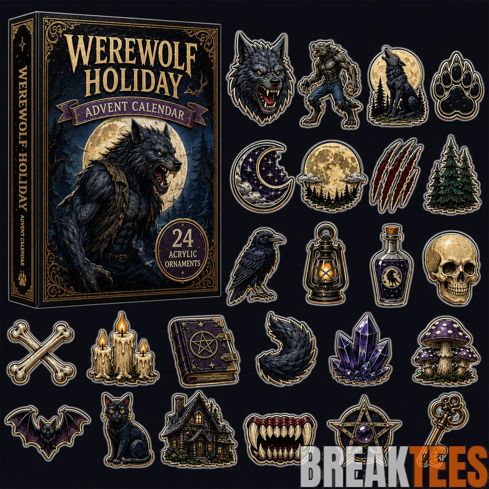 Dark Werewolf Halloween Advent Calendar 2026 for Werewolf Fans Dark Werewolf Halloween Advent Calendar 2026 for Werewolf Fans