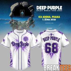 Deep Purple SPLAT! World Tour 2026 Limited Edition Baseball Jersey