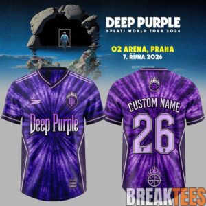 Deep Purple SPLAT! World Tour 2026 Limited Edition Football Jersey