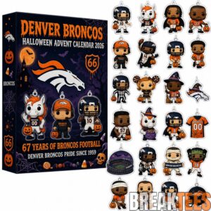 Denver Broncos 67th Anniversary Advent Calendar Halloween 2026 for Football Fans