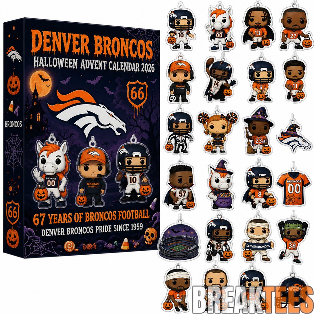 Denver Broncos 67th Anniversary Advent Calendar Halloween 2026 for Football Fans Denver Broncos 67th Anniversary Advent Calendar Halloween 2026 for Football Fans