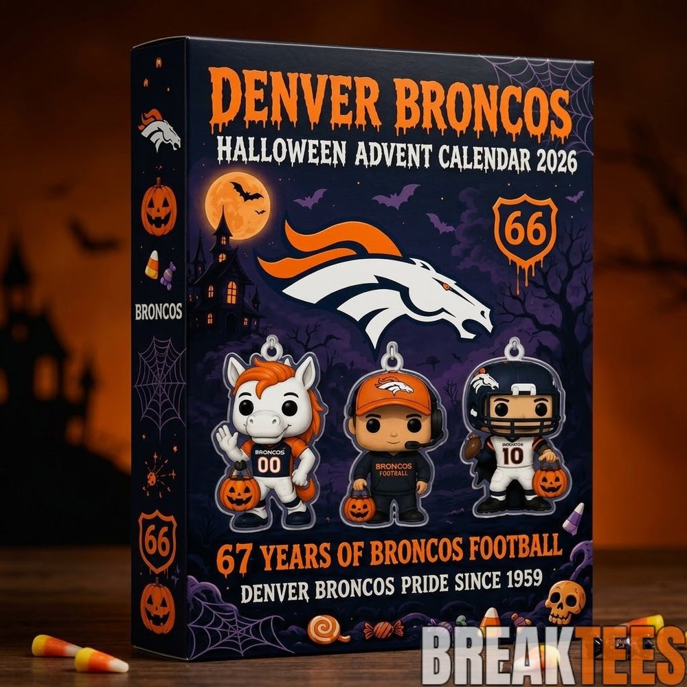 Denver Broncos 67th Anniversary Advent Calendar Halloween 2026 for Football Fans Denver Broncos 67th Anniversary Advent Calendar Halloween 2026 for Football Fans