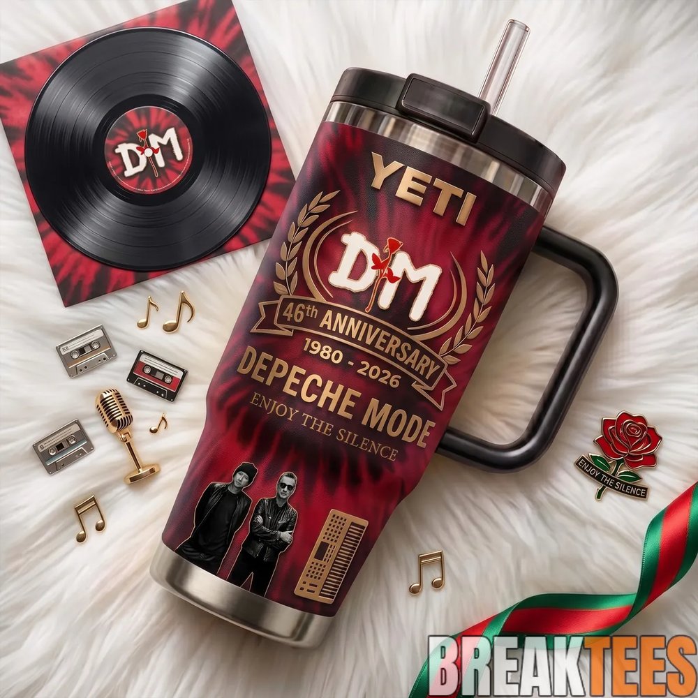 Depeche Mode 46th Anniversary 1980-2026 Fan Legacy Edition 40oz Tumbler Depeche Mode 46th Anniversary 1980-2026 Fan Legacy Edition 40oz Tumbler