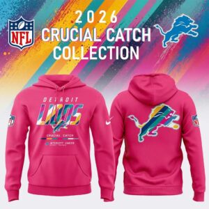 Detroit Lions 2026 Crucial Catch Colon Cancer Limited Edition Hoodie 5