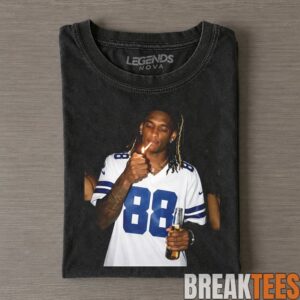 Detroit Lions Terrion Arnold Smoking & Drinking Tee 1