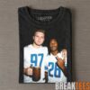 Detroit Lions Amon-Ra St. Brown Drinking & Middle Finger Tee Detroit Lions Amon-Ra St. Brown Drinking & Middle Finger Tee