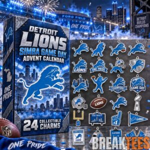Detroit Lions x Simba Game Day Advent Calendar 2026 – 24 Collectible Charms