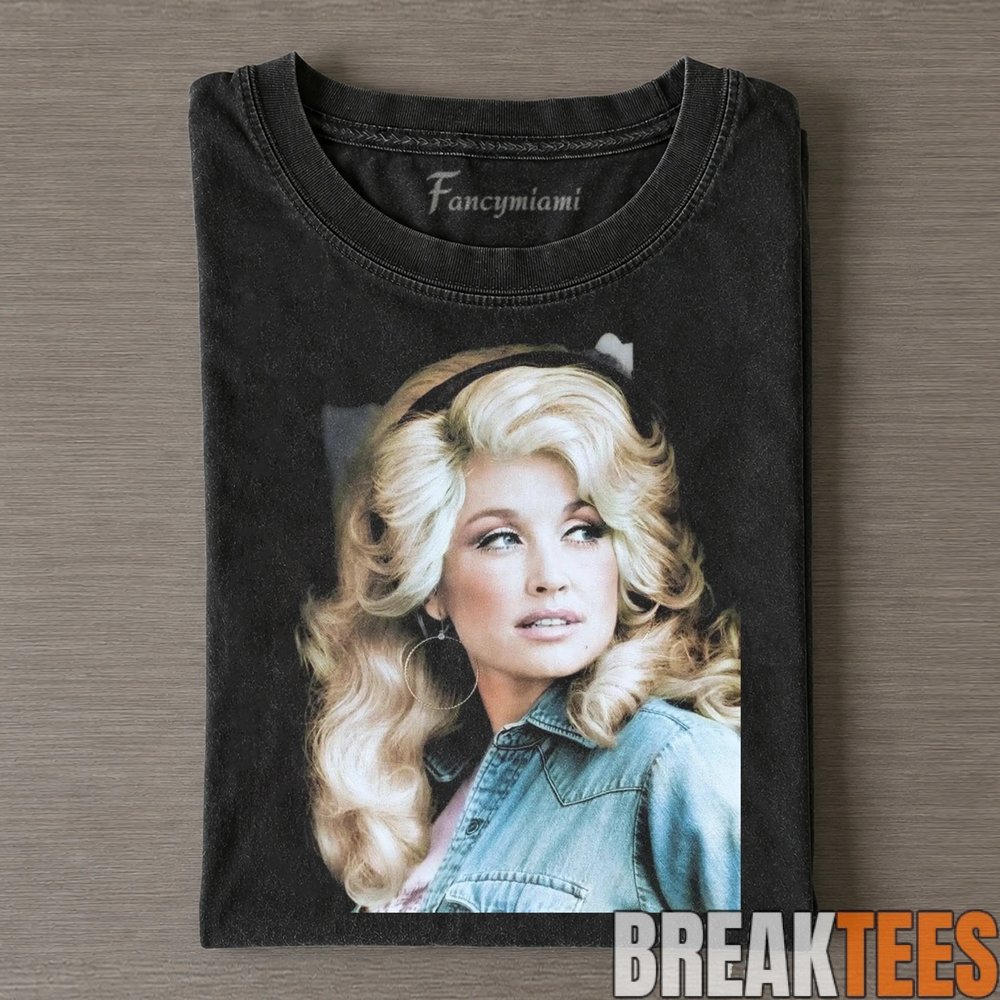 Dolly Parton Denim Portrait Tee Dolly Parton Denim Portrait Tee