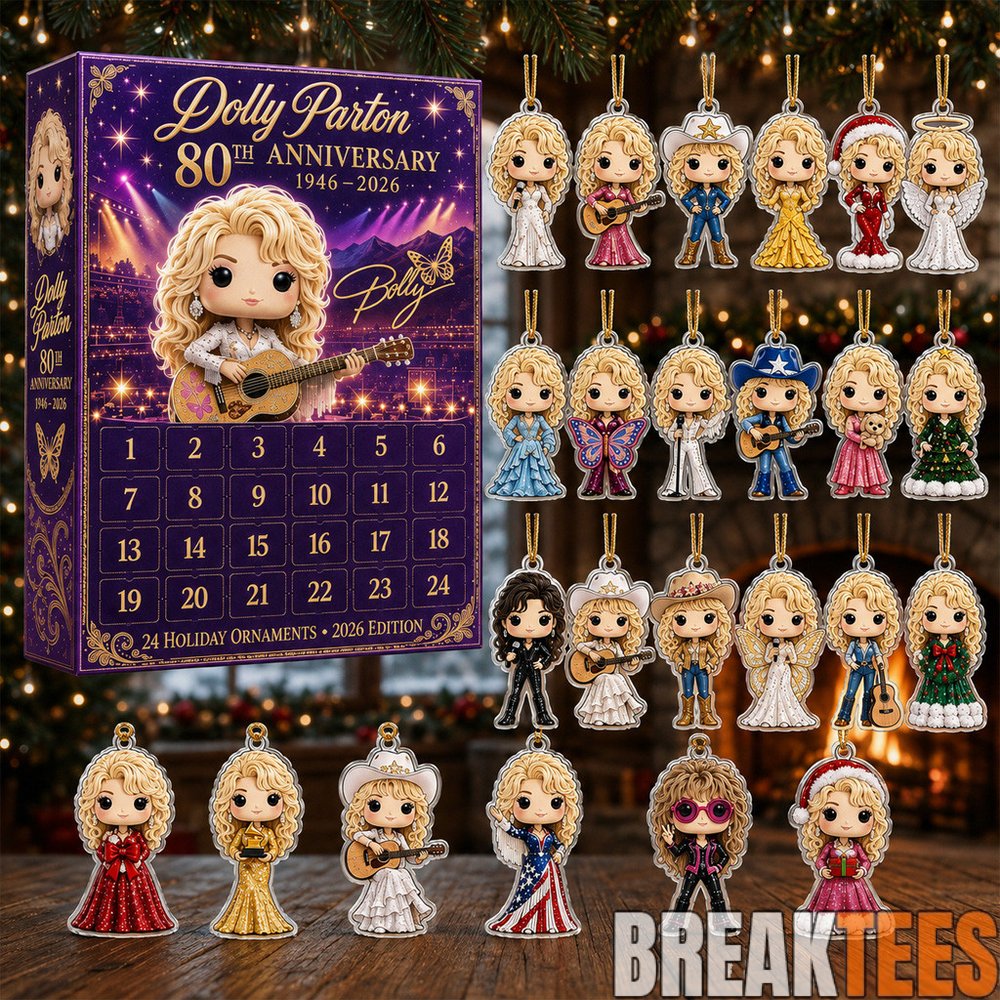 Dolly Parton Music 80th Anniversary Christmas Advent Calendar 2026 for Country Music Fans Dolly Parton Music 80th Anniversary Christmas Advent Calendar 2026 for Country Music Fans
