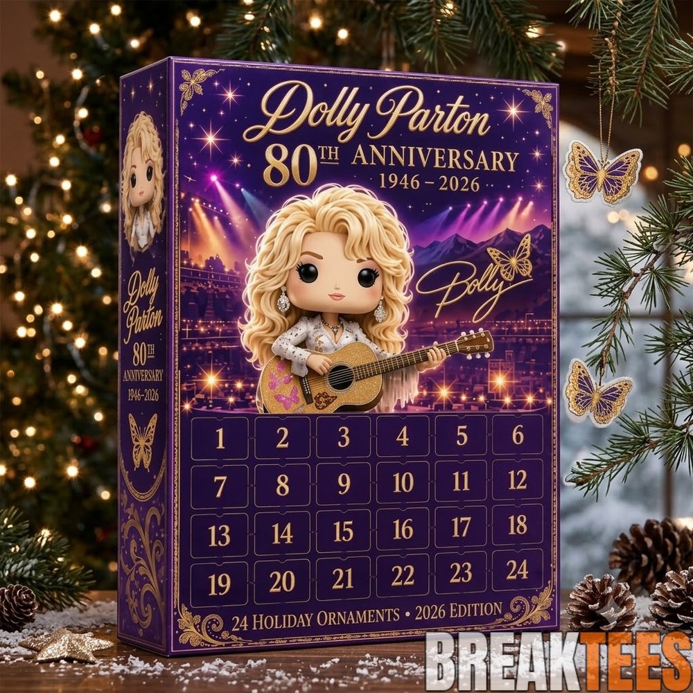 Dolly Parton Music 80th Anniversary Christmas Advent Calendar 2026 for Country Music Fans Dolly Parton Music 80th Anniversary Christmas Advent Calendar 2026 for Country Music Fans
