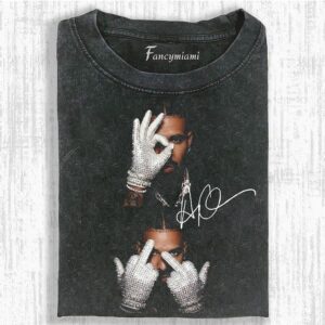 Drake Rhinestone Glove Covering Eye Tee 2 Drake Rhinestone Glove Covering Eye Tee 2