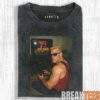 Funny Jesus With Whiskey Scream Horror T-Shirt