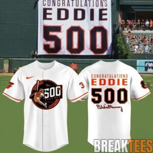 Eddie Murray Baltimore Orioles 500 Home Run Baseball Jersey