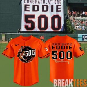 Eddie Murray Baltimore Orioles 500 Home Run Baseball Jersey 2