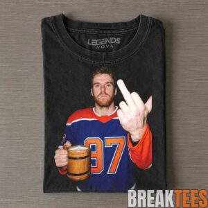 Edmonton Oilers Connor McDavid Drunk & Smoke Tee