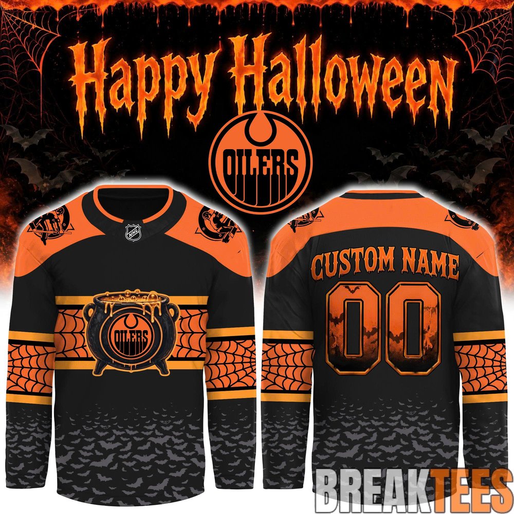 Edmonton Oilers x Halloween Day ’26 Custom Hockey Jersey Edmonton Oilers x Halloween Day ’26 Custom Hockey Jersey