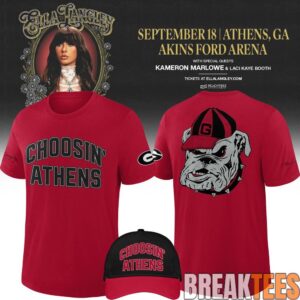 Ella Langley x Georgia Bulldogs 2026 Choosin' Athens T-Shirt 1