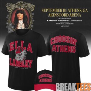 Ella Langley x Georgia Bulldogs 2026 Choosin' Athens T-Shirt 4