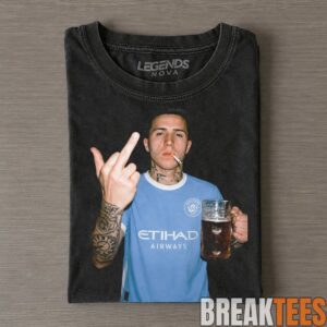 Enzo Fernandez Man City Drunk & Smoke T-Shirt