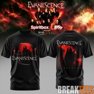 Evanescence Spiritbox Tour 2026 Graphic T-Shirt 3