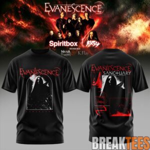 Evanescence Spiritbox Tour 2026 Graphic T-Shirt 4