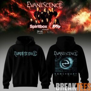 Evanescence Spiritbox Tour 2026 Premium Graphic Hoodie 2