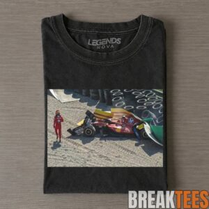 F1 Monza GP Charles Leclerc Crash Iconic Shot T-Shirt 1