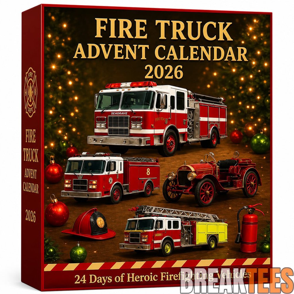 Fire Truck Advent Calendar 2026 for Firefighter and Truck Lovers Fire Truck Advent Calendar 2026 for Firefighter and Truck Lovers