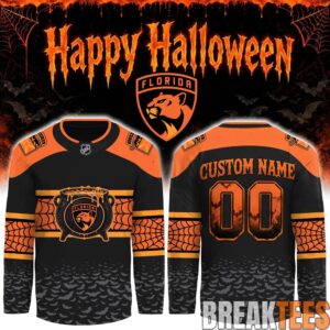 Florida Panthers x Halloween Day ’26 Custom Hockey Jersey