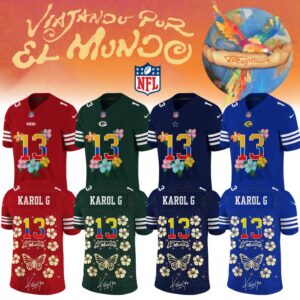 Football All Teams x Karol G – Nos Vamos de Tour Signature Football Jersey Custom 4