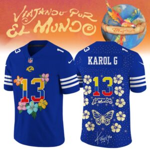 Football All Teams x Karol G – Nos Vamos de Tour Signature Football Jersey Custom 5