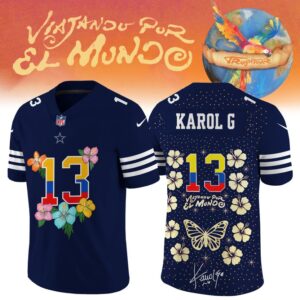 Football All Teams x Karol G – Nos Vamos de Tour Signature Football Jersey Custom 6
