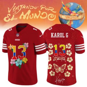 Football All Teams x Karol G – Nos Vamos de Tour Signature Football Jersey Custom 7