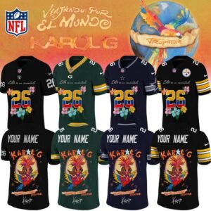 Football All Teams x Karol G – Nos Vamos de Tour Signature Football Jersey Custom 8