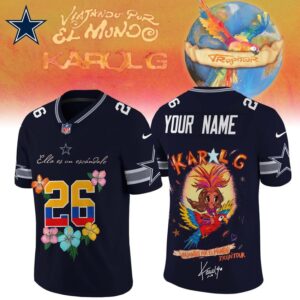 Football All Teams x Karol G – Nos Vamos de Tour Signature Football Jersey Custom 10