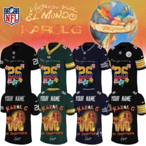 Football All Teams x Karol G – Nos Vamos de Tour Signature Football Jersey Custom 19
