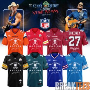 Football All Teams x Kenny Chesney The Original Vibe Room Tour 2027 Limited Edition Jersey