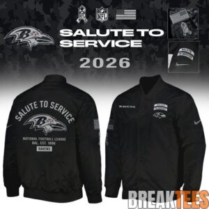 Football All Teams x Salute to Service 2026 Bomber Jacket 4