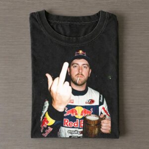 Formula Drift Conor Shanahan #79 Smoking Drinking and Middle Finger T-Shirt 1