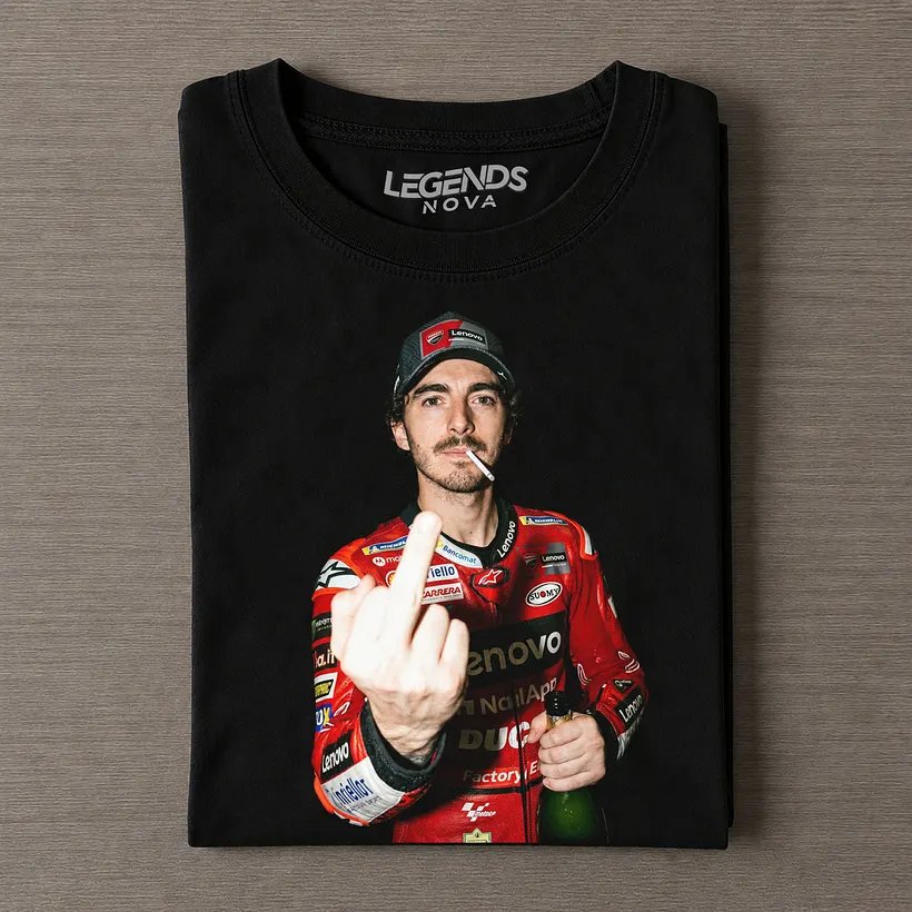 Francesco Pecco Bagnaia MotoGP Drunk & Smoke Tee Francesco Pecco Bagnaia MotoGP Drunk & Smoke Tee