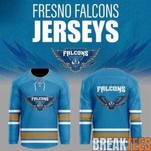 Fresno Falcons Custom Retro Logo Hockey Jersey 3 Fresno Falcons Custom Retro Logo Hockey Jersey 3
