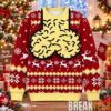 Christmas Santa Claus Muscle Body Ugly Christmas Sweater
