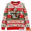 Funny American Flag Hairy Chest Tuxedo Ugly Christmas Sweater