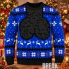 Chicago Bears Winter Wonderland Mascot Helmet Ugly Sweater 2026