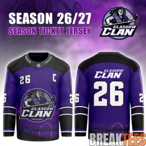 Glasgow Clan 2026-27 Replica Customize Hockey Jersey 2
