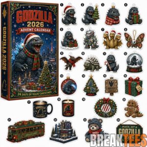 Godzilla Kaiju Christmas Advent Calendar 2026 for Godzilla Fans