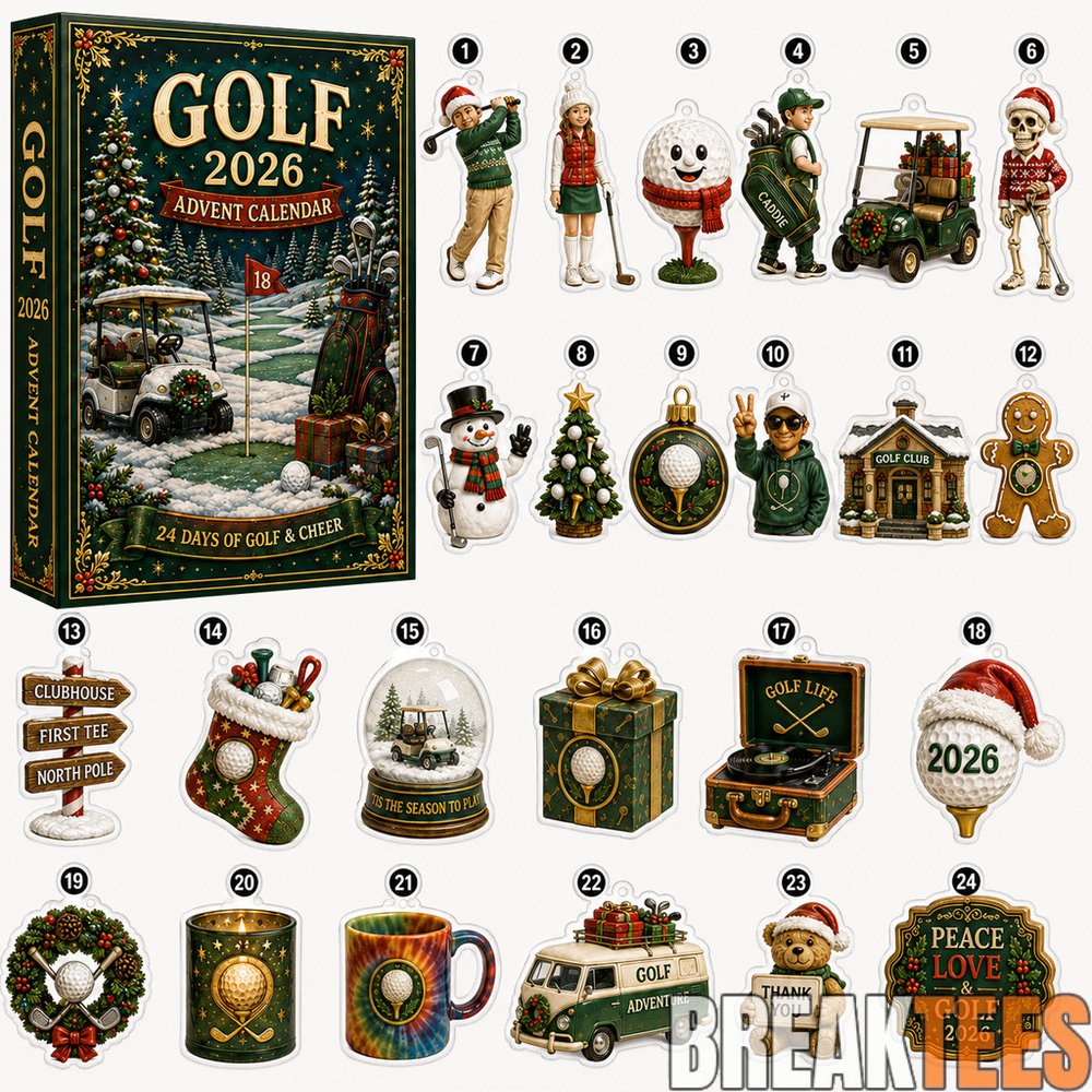 Golf 24 Days of Golf And Cheer Advent Calendar 2026 for Golf Fans Golf 24 Days of Golf And Cheer Advent Calendar 2026 for Golf Fans